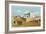 Laguna Pueblo, New Mexico - View of the Church-Lantern Press-Framed Art Print