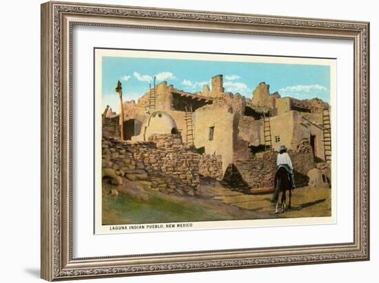 Laguna Pueblo, New Mexico-null-Framed Art Print