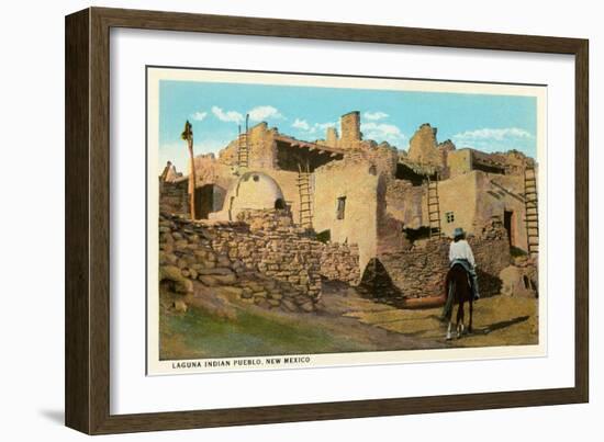 Laguna Pueblo, New Mexico-null-Framed Art Print