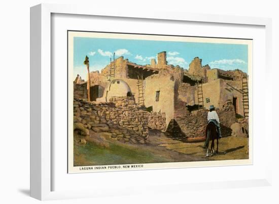 Laguna Pueblo, New Mexico-null-Framed Art Print