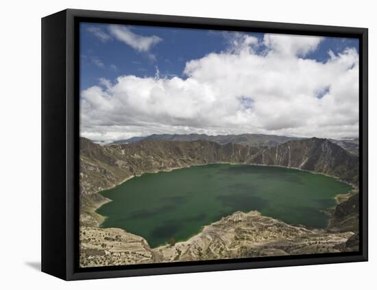 Laguna Quilatoa, Cotopaxi Province, Central Highlands, Ecuador-Robert Francis-Framed Premier Image Canvas