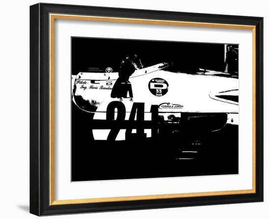 Laguna Seca Racing Cars 2-NaxArt-Framed Art Print