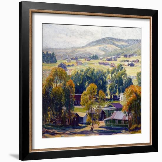 Laguna Village-Joseph Kleitsch-Framed Art Print