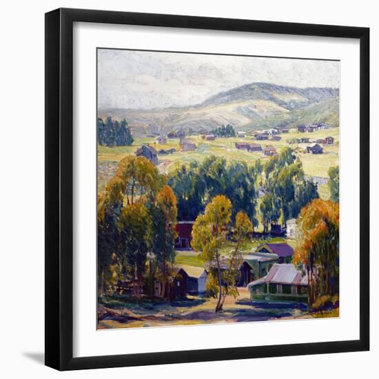 Laguna Village-Joseph Kleitsch-Framed Art Print