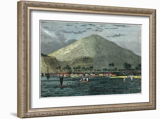 Lahaina, Maui, Hawaii, C1880-null-Framed Giclee Print