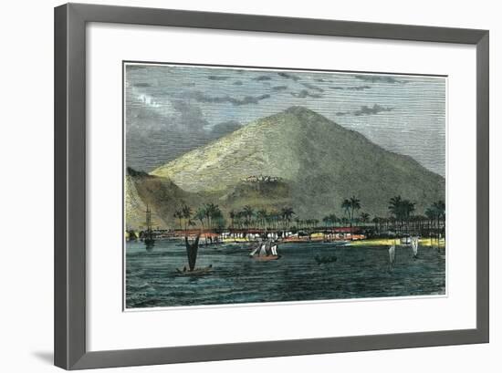 Lahaina, Maui, Hawaii, C1880-null-Framed Giclee Print