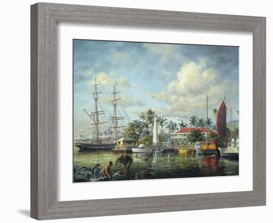 Lahaina Waterfront, Maui-Nicky Boehme-Framed Giclee Print