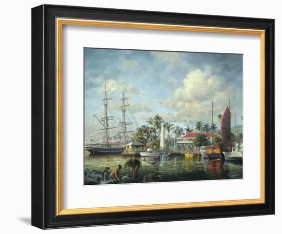 Lahaina Waterfront, Maui-Nicky Boehme-Framed Giclee Print