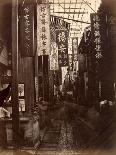 Street View of Canton (Guangzhou), c 1860's-Lai Afong-Framed Art Print