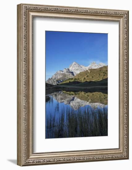 Lai Da Vons, Small Lake in the Alps, Graubunden, Swiss Alps, Switzerland, Europe-Angelo Cavalli-Framed Photographic Print