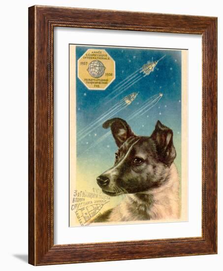 Laika the Space Dog Postcard-Detlev Van Ravenswaay-Framed Photographic Print