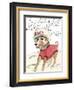 Laika, The Space Dog-Stacy Milrany-Framed Art Print