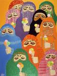 Hands of Fatima, 1999-Laila Shawa-Framed Giclee Print