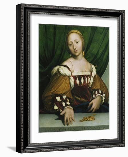 Lais of Corinth (Lais Corinthiaca), 1526-Hans Holbein the Younger-Framed Giclee Print