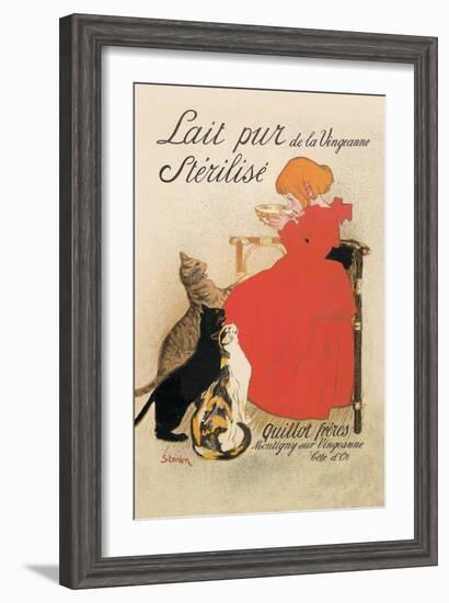 Lait Pur de la Vingeanne Sterilise-Th?ophile Alexandre Steinlen-Framed Art Print