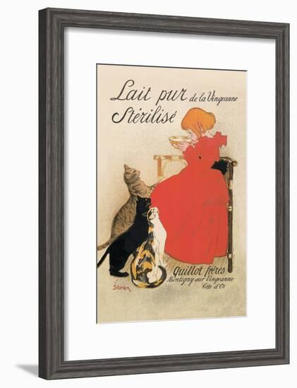 Lait Pur de la Vingeanne Sterilise-Th?ophile Alexandre Steinlen-Framed Art Print