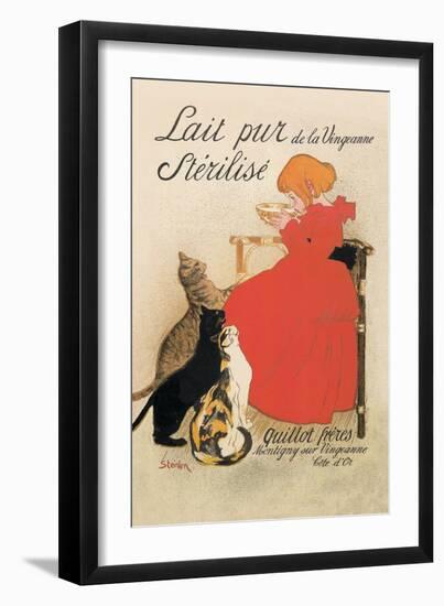 Lait Pur de la Vingeanne Sterilise-Th?ophile Alexandre Steinlen-Framed Art Print