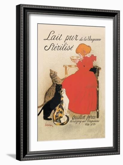 Lait Pur de la Vingeanne Sterilise-Th?ophile Alexandre Steinlen-Framed Art Print