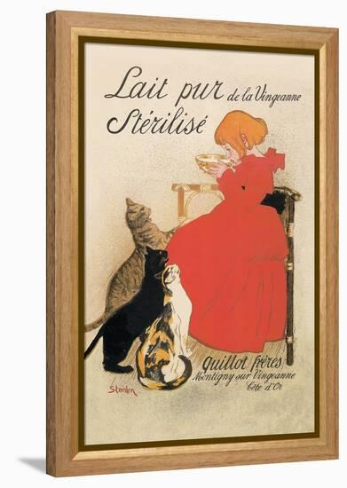 Lait Pur de la Vingeanne Sterilise-Th?ophile Alexandre Steinlen-Framed Stretched Canvas