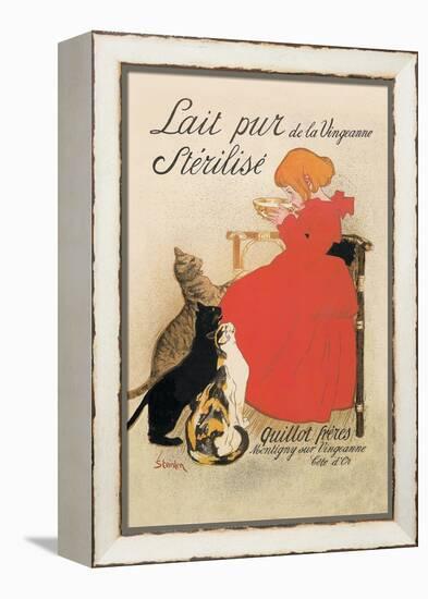 Lait Pur de la Vingeanne Sterilise-Th?ophile Alexandre Steinlen-Framed Stretched Canvas