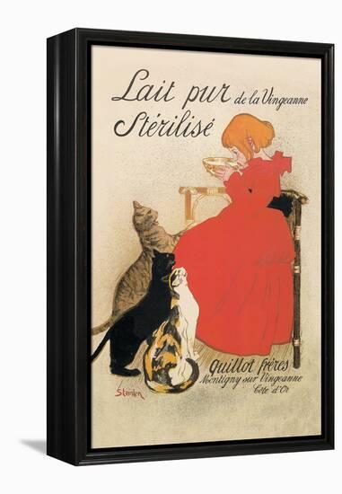 Lait Pur de la Vingeanne Sterilise-Th?ophile Alexandre Steinlen-Framed Stretched Canvas