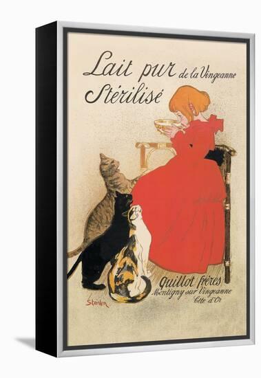 Lait Pur de la Vingeanne Sterilise-Th?ophile Alexandre Steinlen-Framed Stretched Canvas