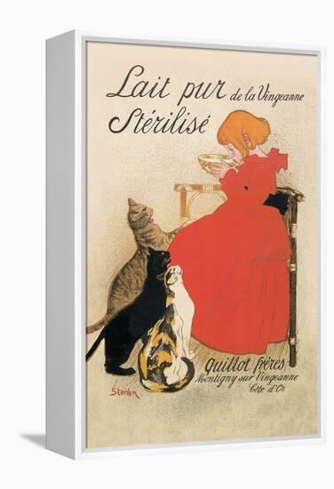 Lait Pur de la Vingeanne Sterilise-Th?ophile Alexandre Steinlen-Framed Stretched Canvas