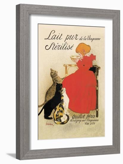 Lait Pur de la Vingeanne Sterilise-Théophile Alexandre Steinlen-Framed Art Print