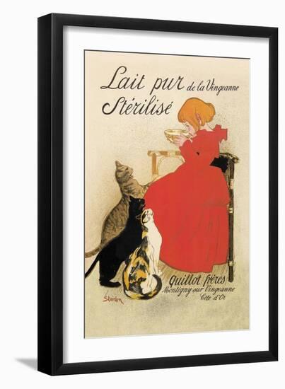 Lait Pur de la Vingeanne Sterilise-Théophile Alexandre Steinlen-Framed Premium Giclee Print