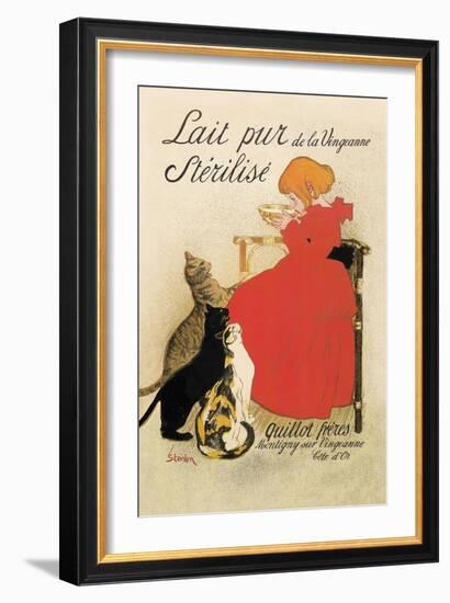 Lait Pur de la Vingeanne Sterilise-Théophile Alexandre Steinlen-Framed Premium Giclee Print