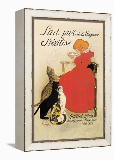 Lait Pur de la Vingeanne Sterilise-Théophile Alexandre Steinlen-Framed Stretched Canvas