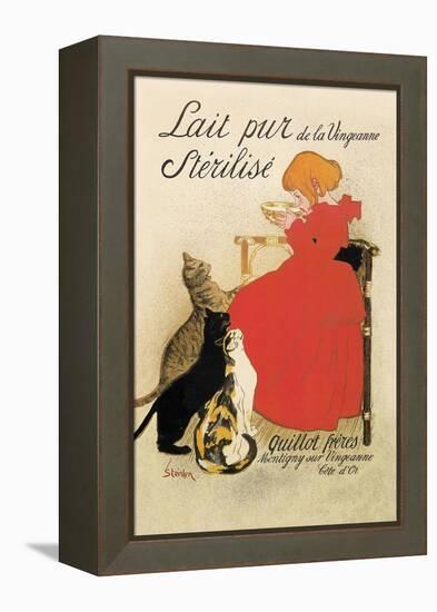 Lait Pur de la Vingeanne Sterilise-Théophile Alexandre Steinlen-Framed Stretched Canvas