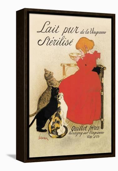 Lait Pur de la Vingeanne Sterilise-Théophile Alexandre Steinlen-Framed Stretched Canvas