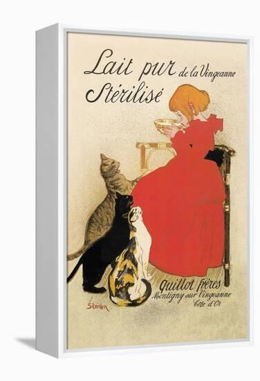 Lait Pur de la Vingeanne Sterilise-Théophile Alexandre Steinlen-Framed Stretched Canvas