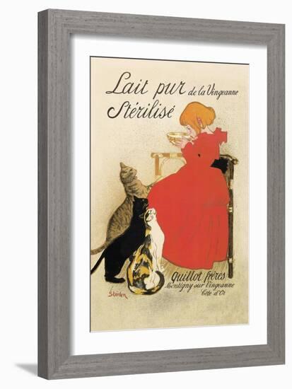 Lait Pur de la Vingeanne Sterilise-Théophile Alexandre Steinlen-Framed Premium Giclee Print