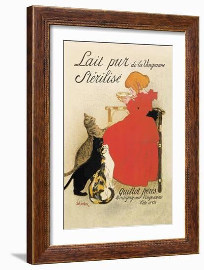 Lait Pur de la Vingeanne Sterilise-Théophile Alexandre Steinlen-Framed Art Print