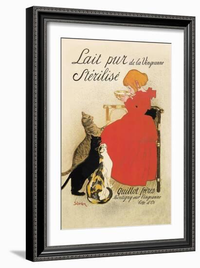 Lait Pur de la Vingeanne Sterilise-Théophile Alexandre Steinlen-Framed Art Print