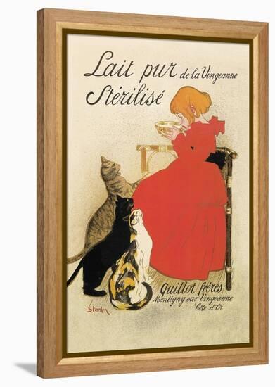 Lait Pur de la Vingeanne Sterilise-Théophile Alexandre Steinlen-Framed Stretched Canvas