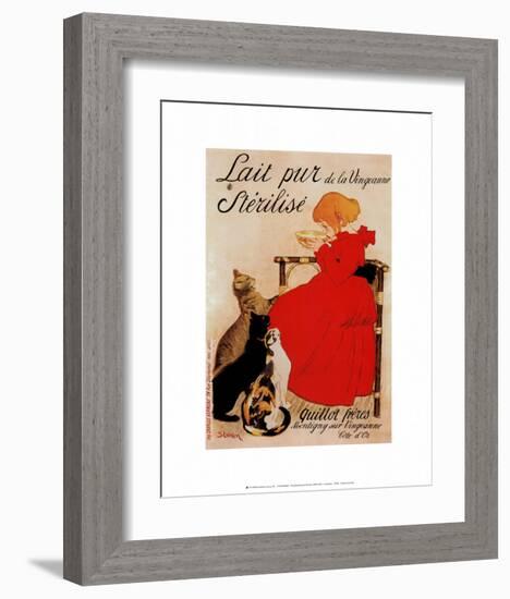 Lait Sterilise-Théophile Alexandre Steinlen-Framed Art Print