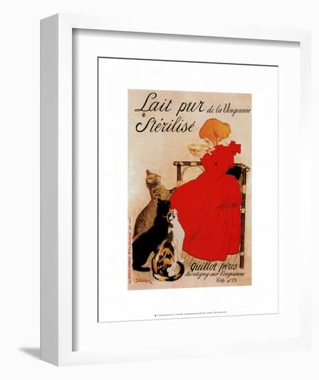 Lait Sterilise-Théophile Alexandre Steinlen-Framed Art Print