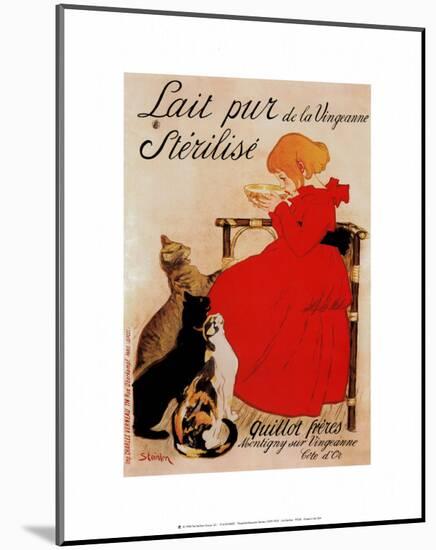 Lait Sterilise-Théophile Alexandre Steinlen-Mounted Art Print