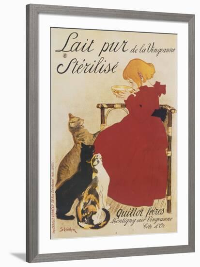 Lait Sterilise-Theophile-Alexandre Steinlen-Framed Art Print