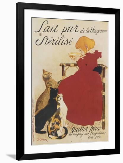 Lait Sterilise-Theophile-Alexandre Steinlen-Framed Art Print