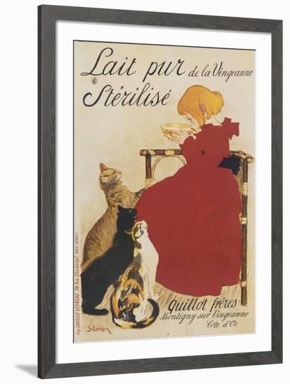 Lait Sterilise-Theophile-Alexandre Steinlen-Framed Art Print