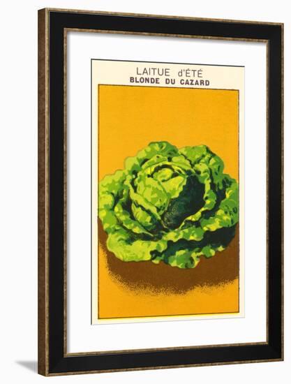 Laitue D'Ete Blonde Du Cazard-null-Framed Art Print