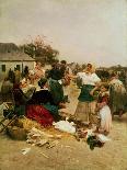 The Poultry Market, 1885-Lajos Deak Ebner-Giclee Print