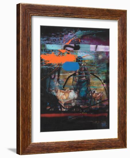 Lakarole Counts the Heard-Aaron Bevan-Bailey-Framed Giclee Print