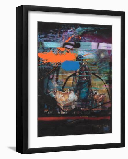 Lakarole Counts the Heard-Aaron Bevan-Bailey-Framed Giclee Print