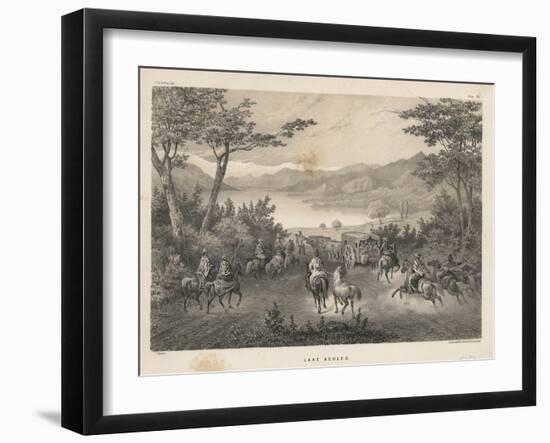 Lake Aculeo, 1855-James Queen-Framed Giclee Print