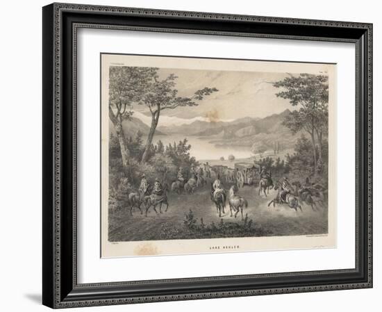 Lake Aculeo, 1855-James Queen-Framed Giclee Print